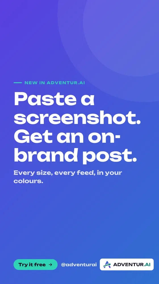 Story 9:16 version of a branded post in the brand theme